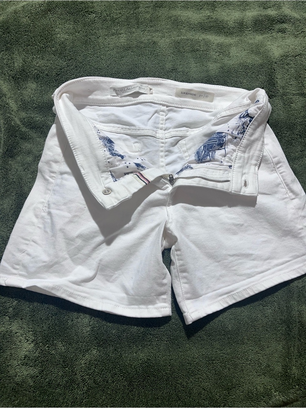 Anthropologie White Denim Shorts - Picture 5 of 5